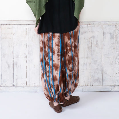 Tie-Dye Stripe Pants
