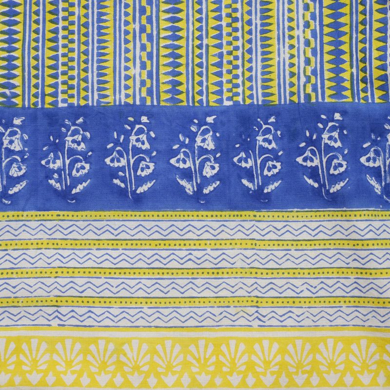 Bagru Panel Print Skirt Pants