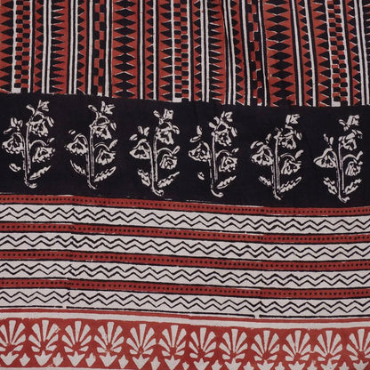 Bagru Panel Print Skirt Pants