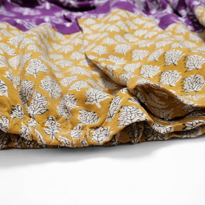Bicolor Flower Print Pants