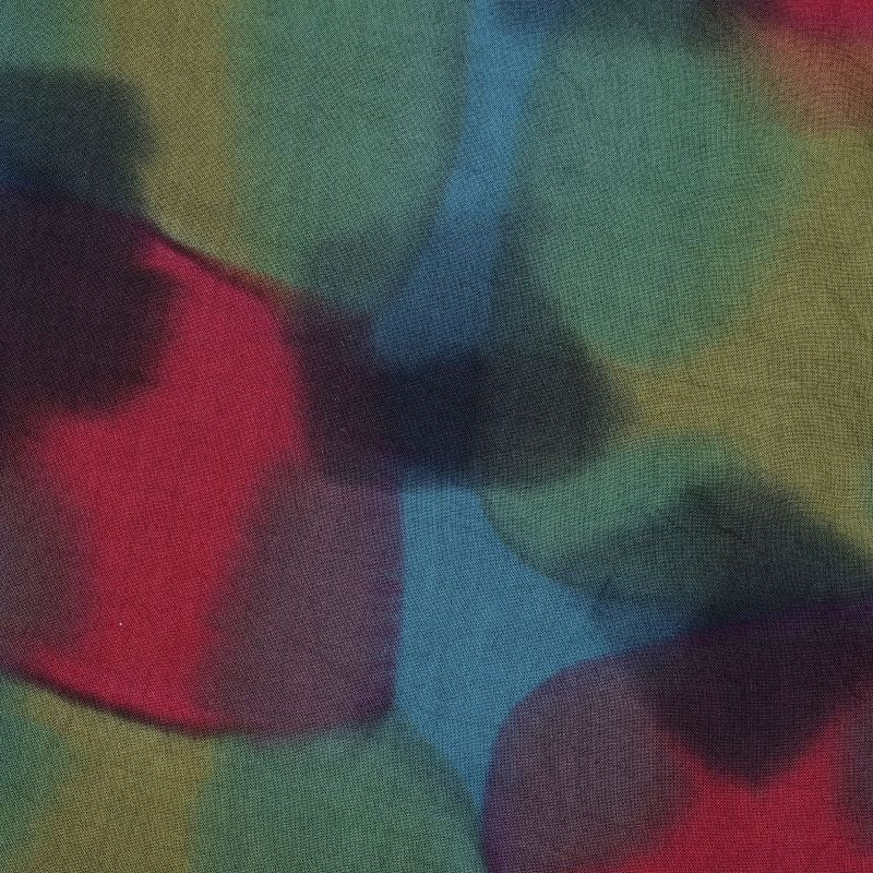 Hand-Painted Solid Skirt Pants