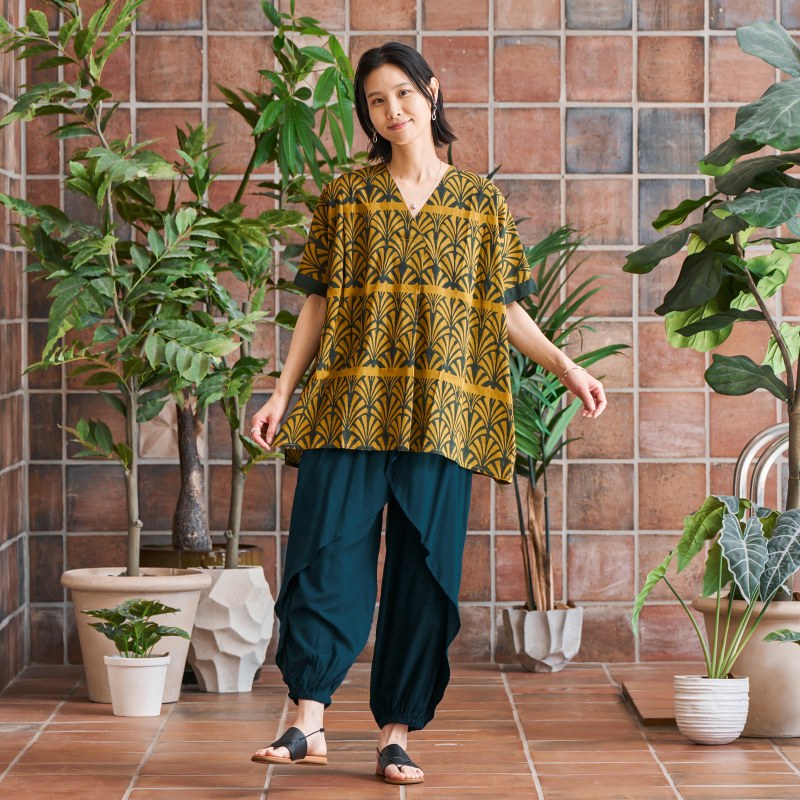 Rayon Wrap Pants