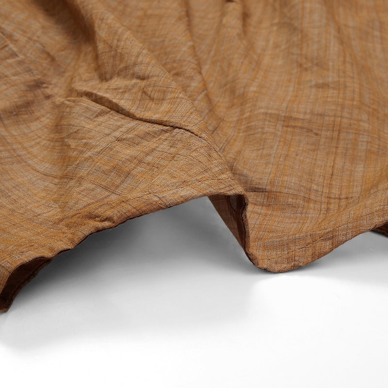 Cotton Hand-Brushing Distorted Pants