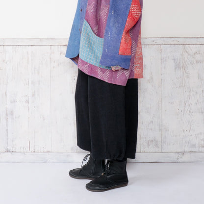 Thick Cotton Side Balloon Pants