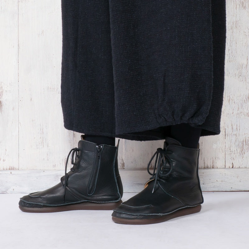 Thick Cotton Side Balloon Pants