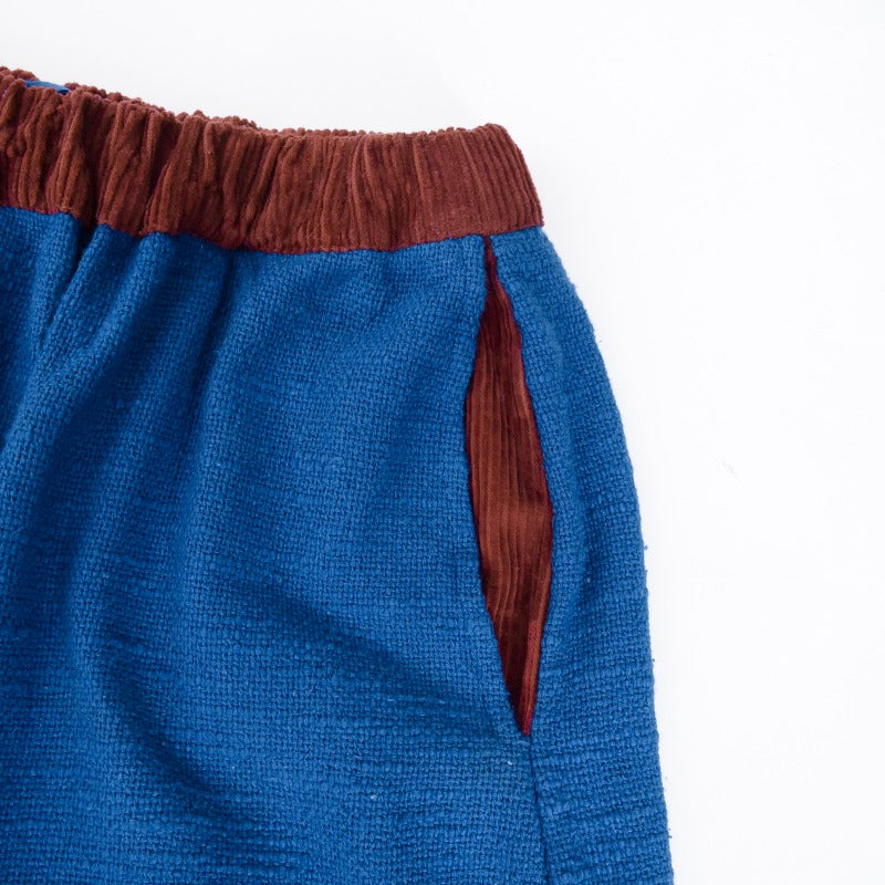 Thick Cotton Side Balloon Pants
