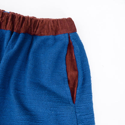 Thick Cotton Side Balloon Pants