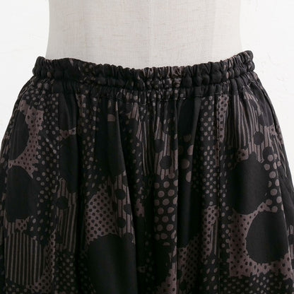 Rayon Dot Print Transformed Pants