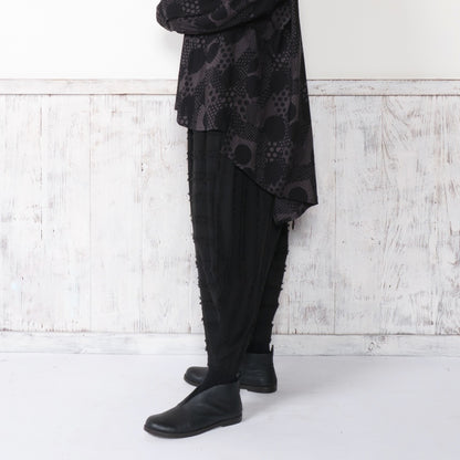 Cotton Cut-Off Sarouel Pants