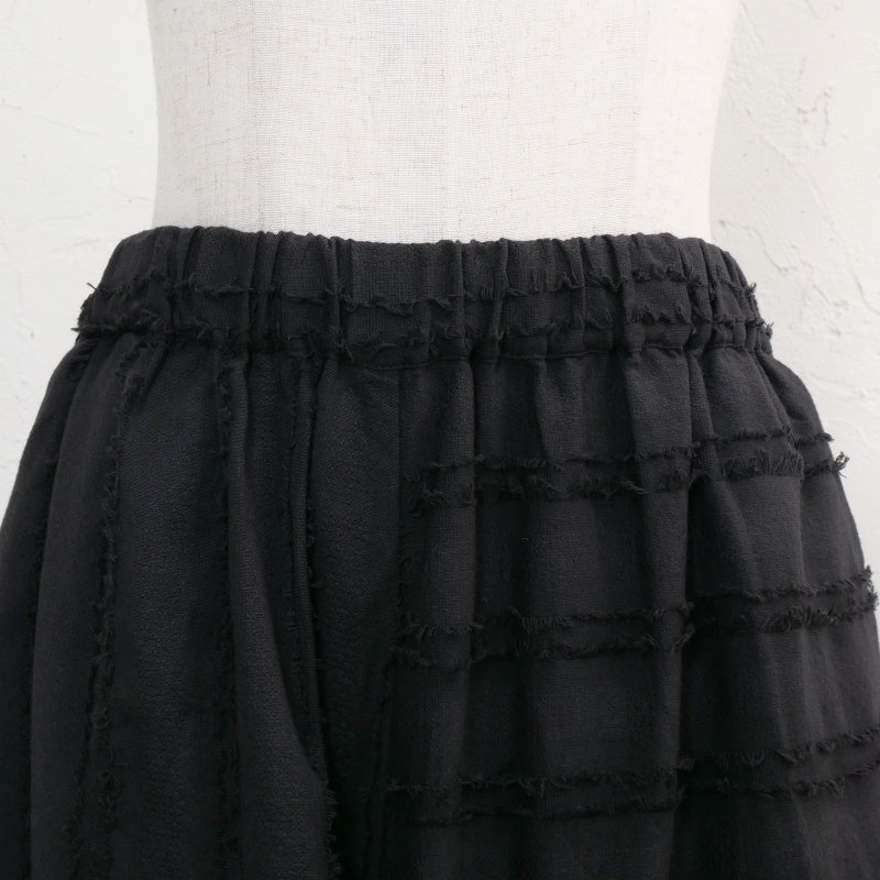 Cotton Cut-Off Sarouel Pants