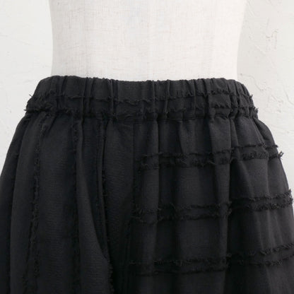 Cotton Cut-Off Sarouel Pants