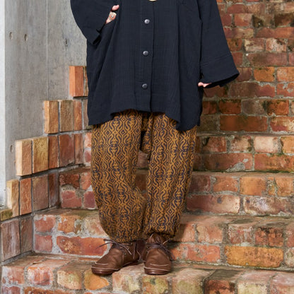 Cotton Block Print Harem Pants