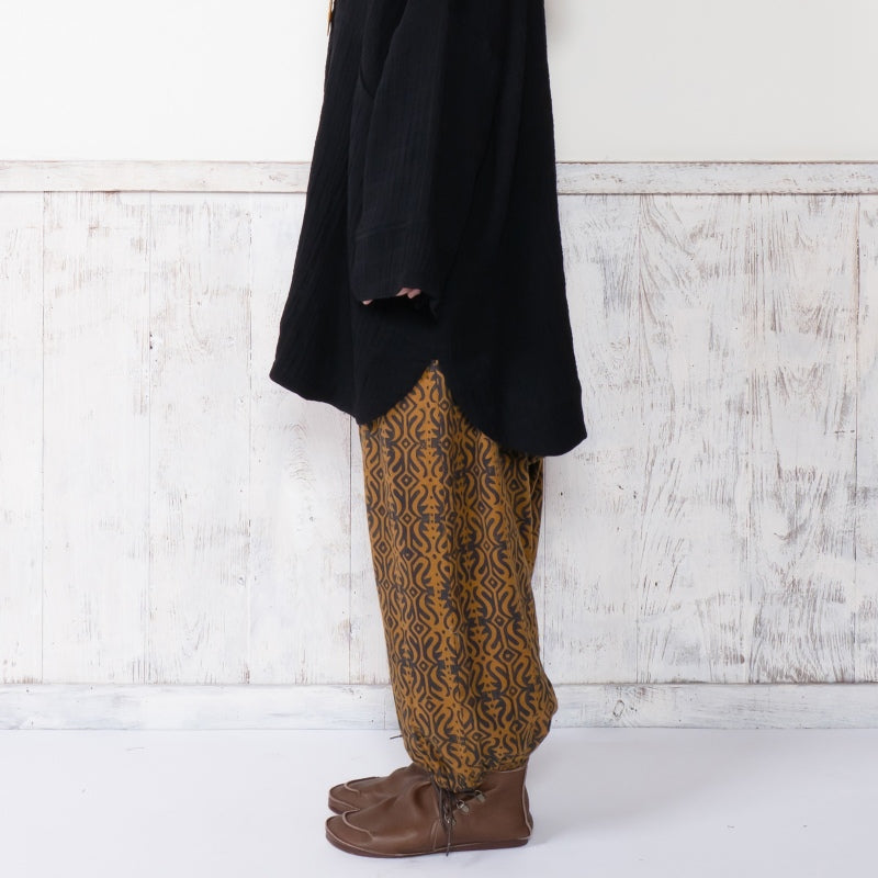 Cotton Block Print Harem Pants