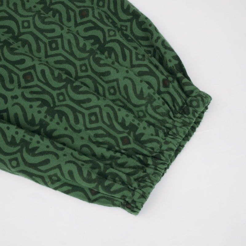 Cotton Block Print Harem Pants