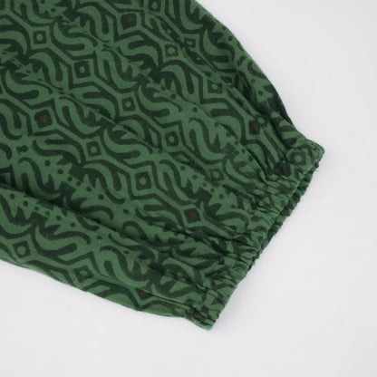 Cotton Block Print Harem Pants