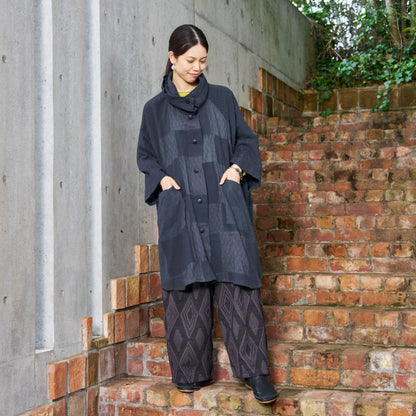 Cotton Ikat Jacquard Pants