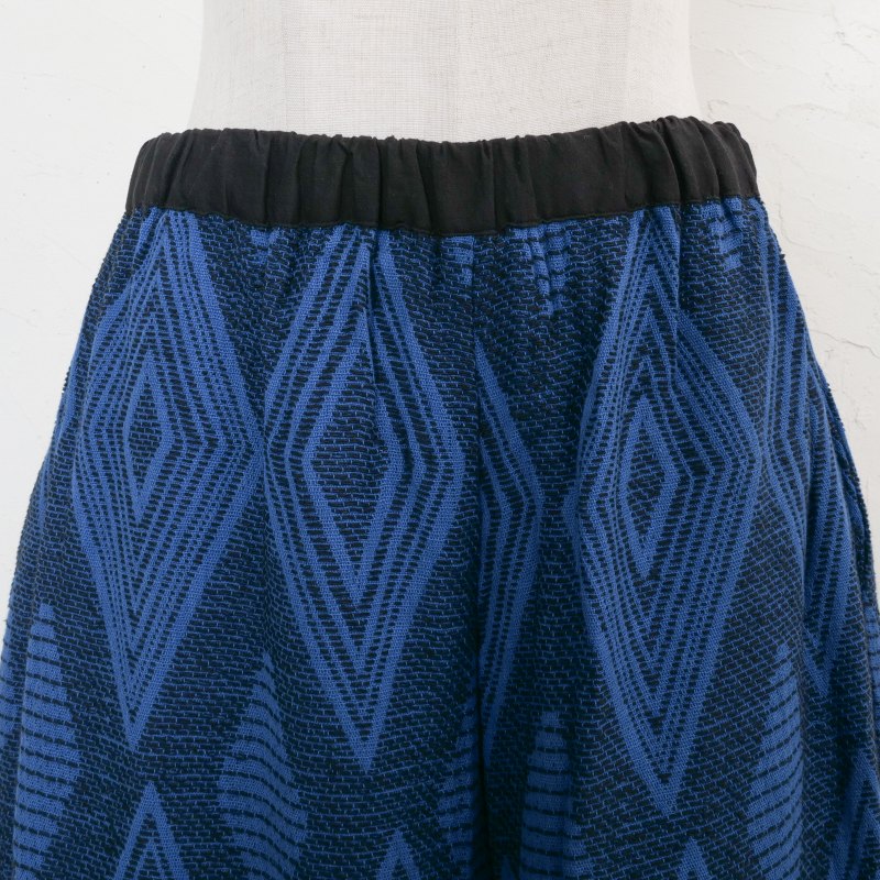 Cotton Ikat Jacquard Pants