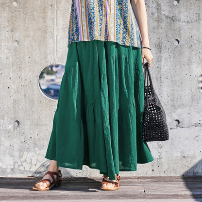 Plain Volume Skirt