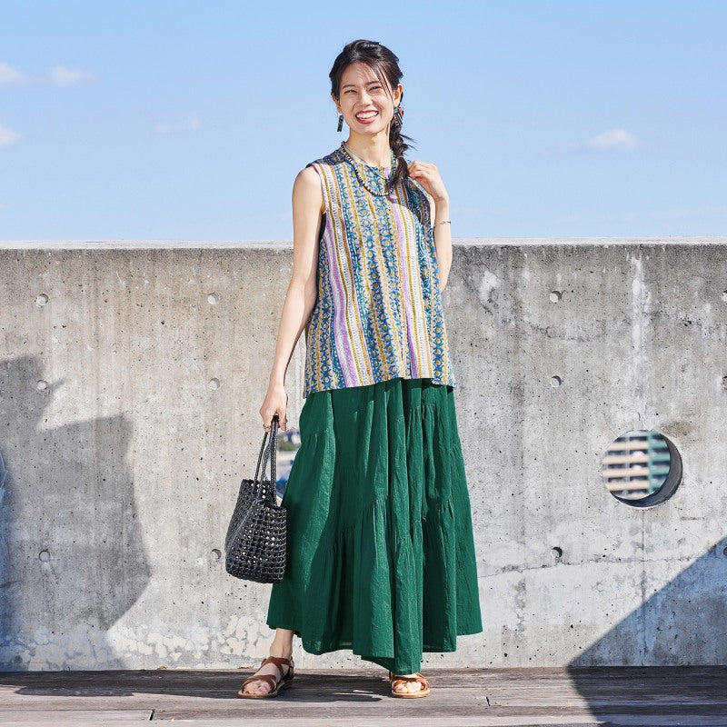 Plain Volume Skirt