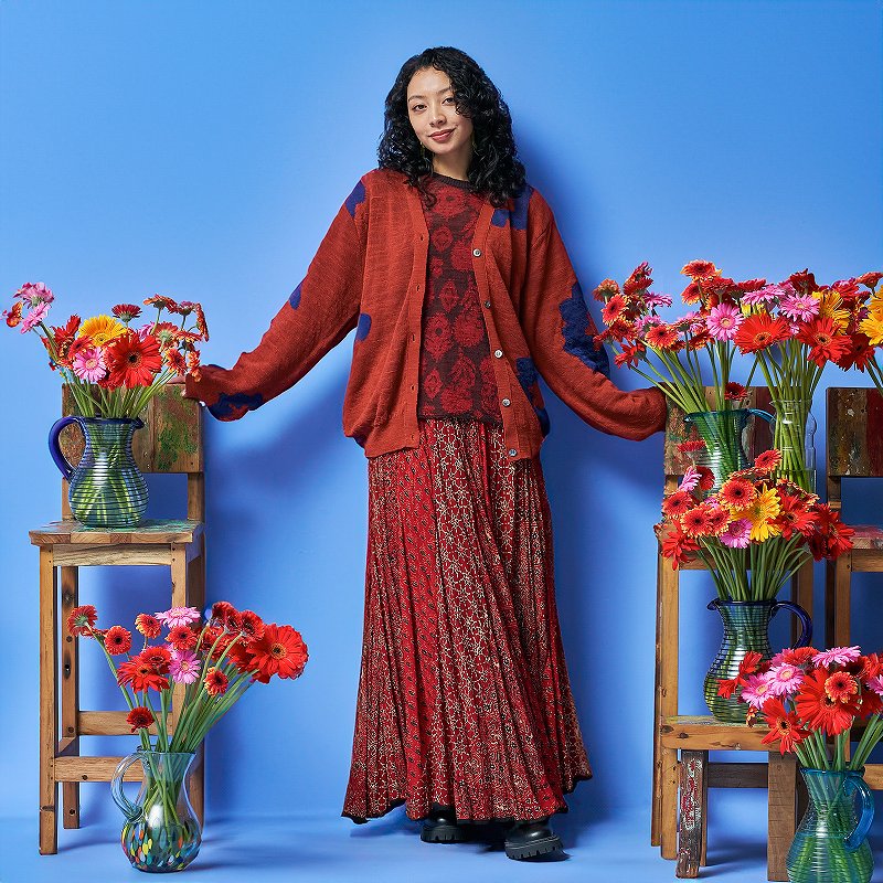 Big Flower Cardigan
