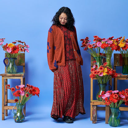 Big Flower Cardigan