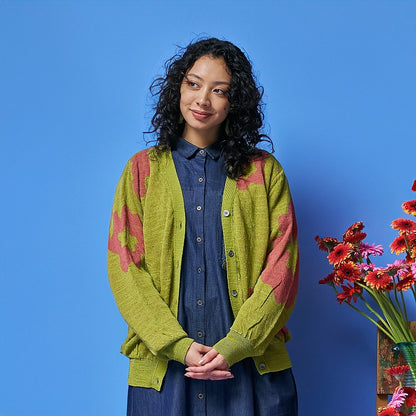 Big Flower Cardigan