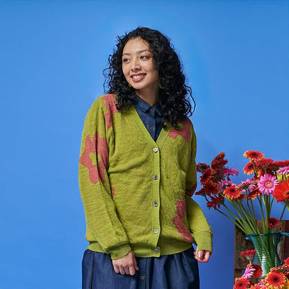 Big Flower Cardigan