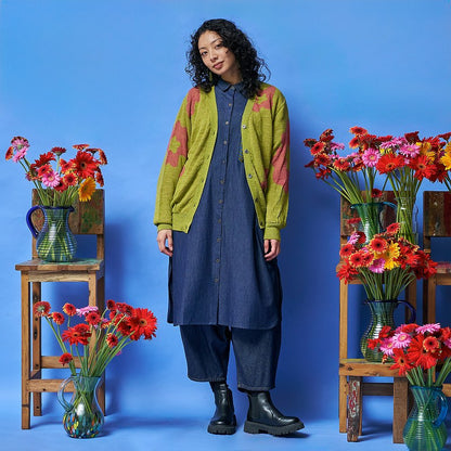 Big Flower Cardigan