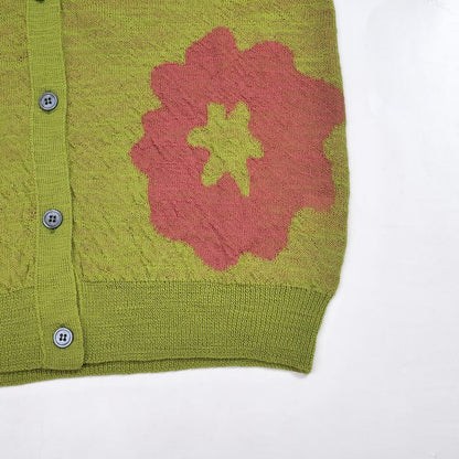 Big Flower Cardigan