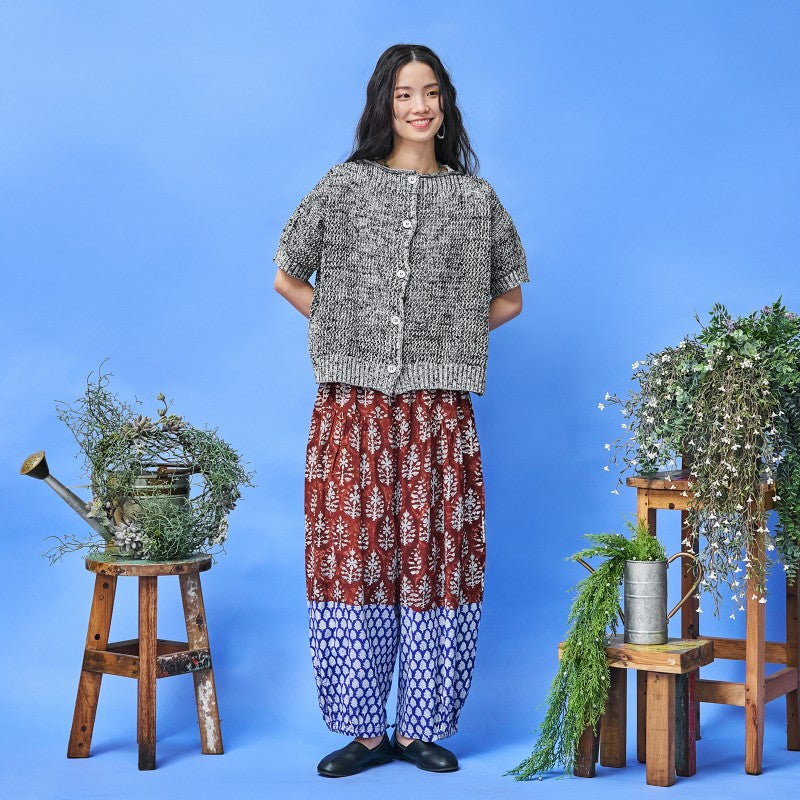 Straw Yarn Mesh Cardigan