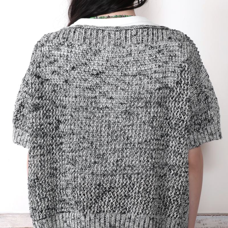Straw Yarn Mesh Cardigan