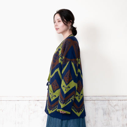 Geometric Kimono Cardigan