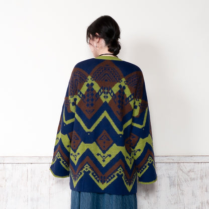 Geometric Kimono Cardigan