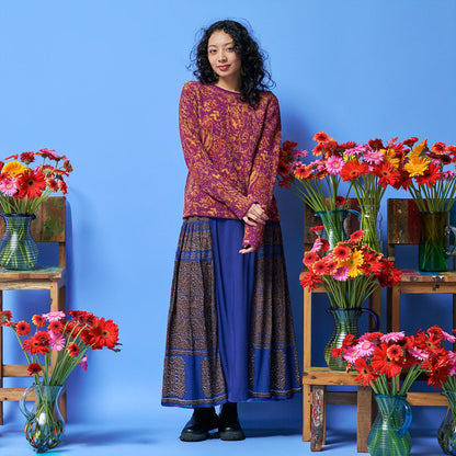 4-Color Plants Pullover