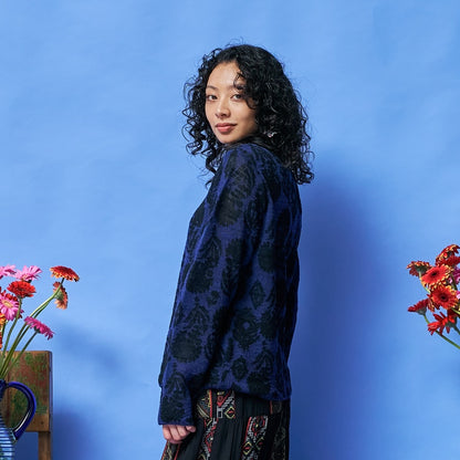 Silhouette Floral Pullover