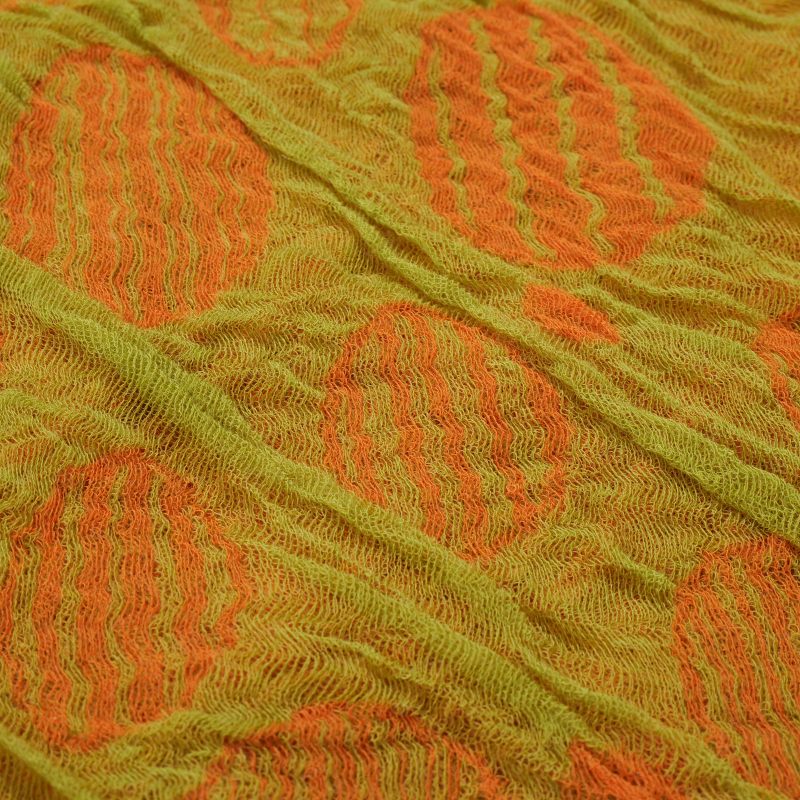Dot Pattern High Neck Pullover