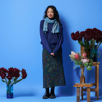 Four-Color Plants Skirt