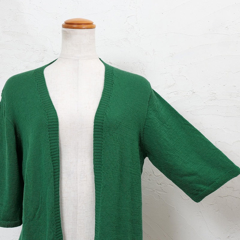 Summer Merino 3/4 Sleeve Cardigan M Size