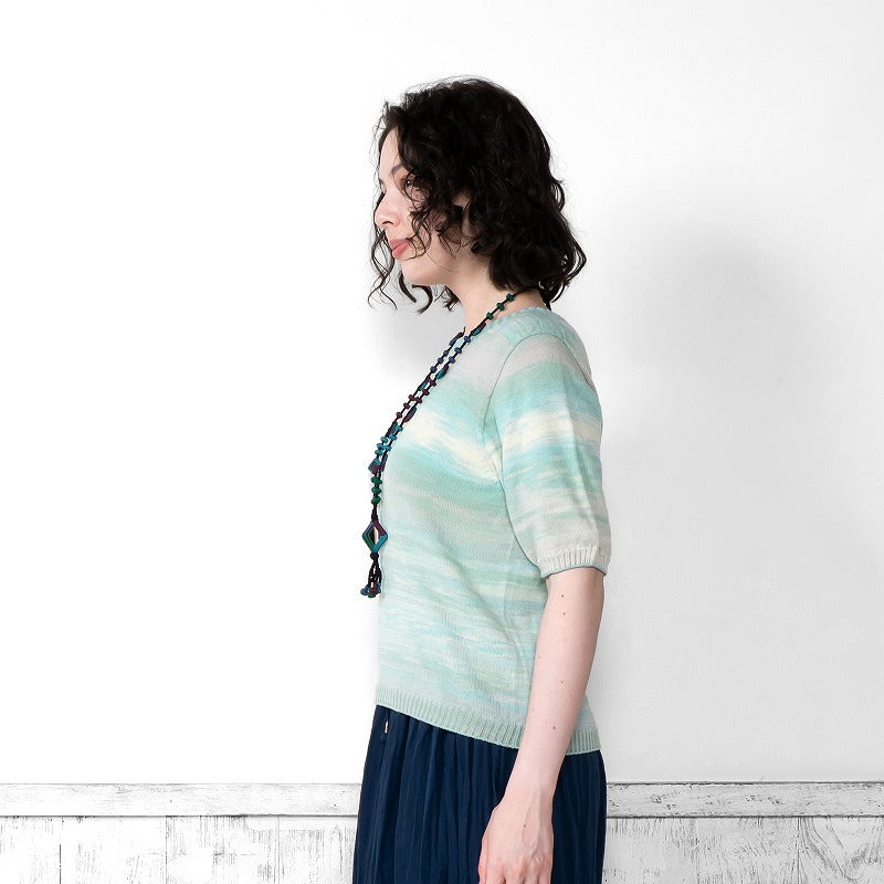 Summer Merino Short Sleeve Pullover M Size
