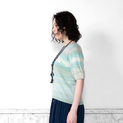 Summer Merino Short Sleeve Pullover M Size