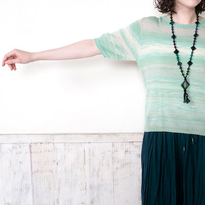 Summer Merino Short Sleeve Pullover M Size