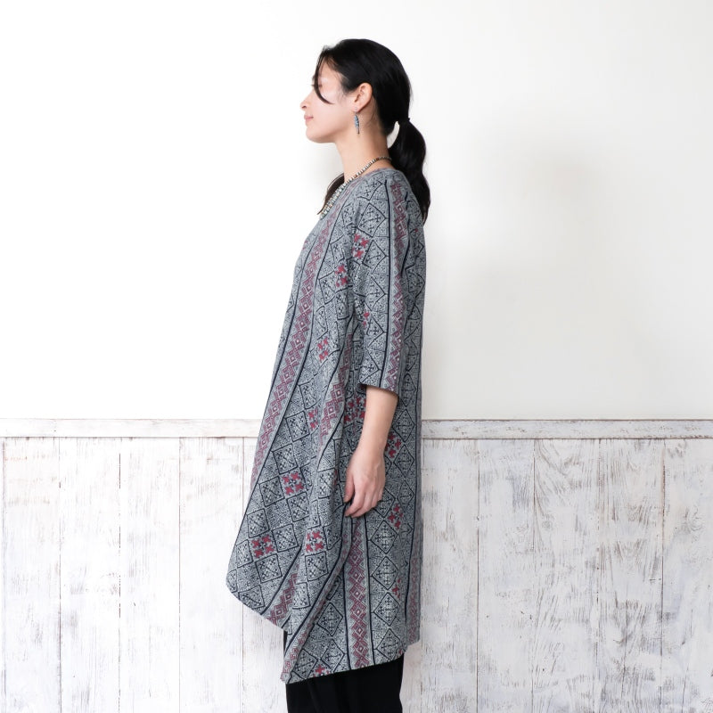 Indigo Print Dress