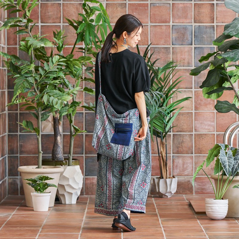 Indigo Print Pants
