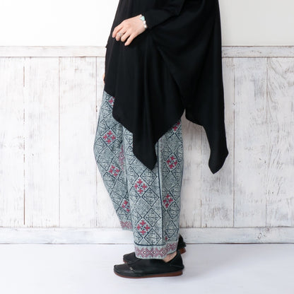 Indigo Print Pants