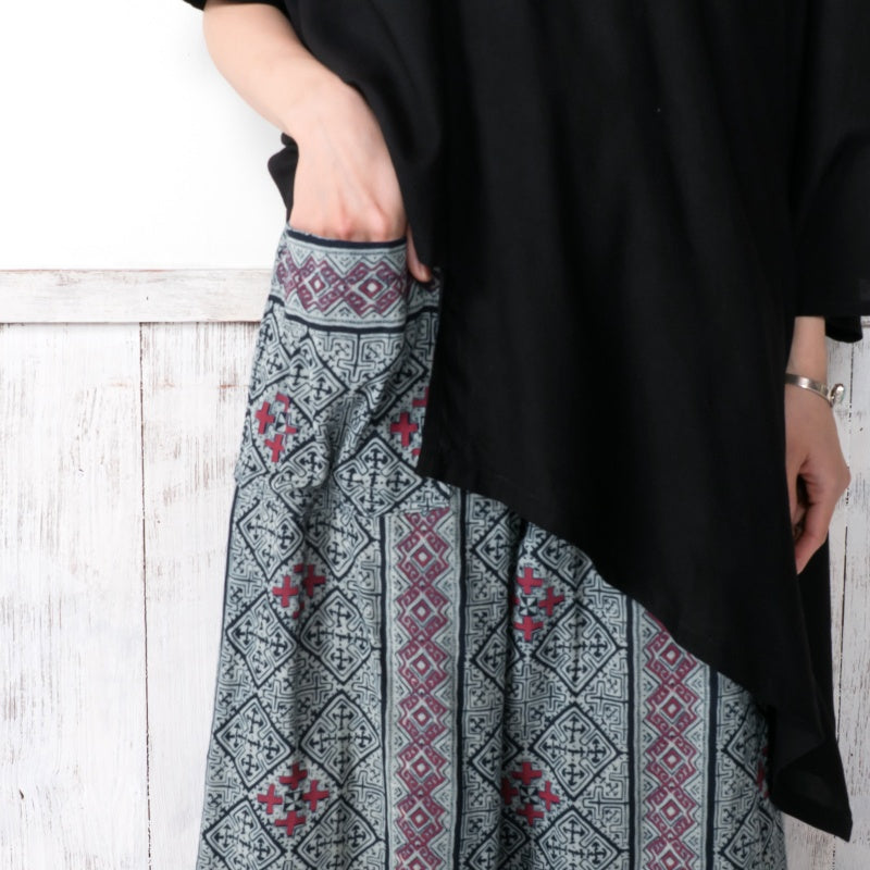 Indigo Print Pants