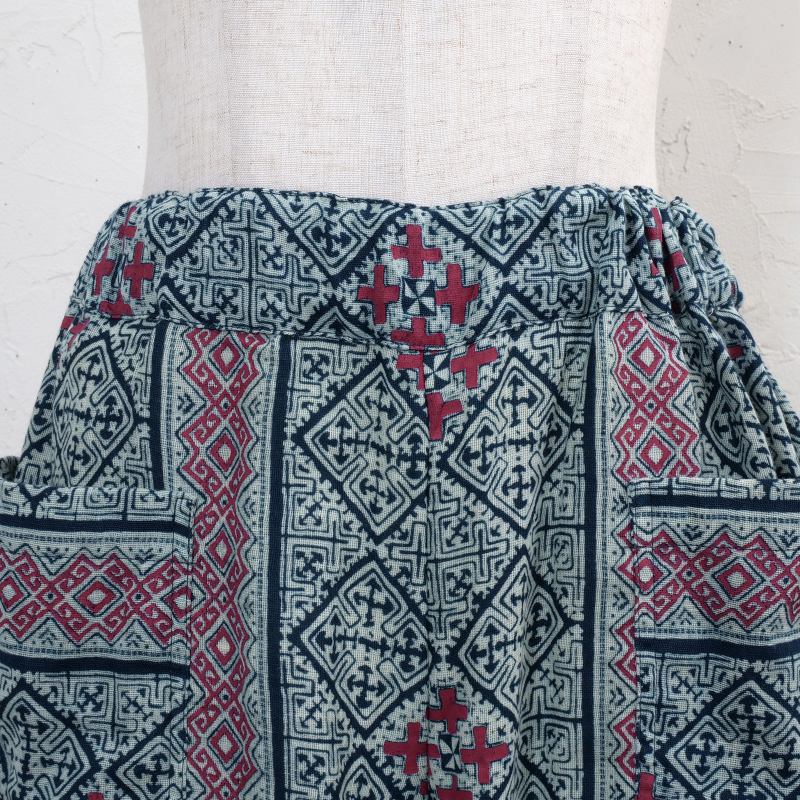 Indigo Print Pants