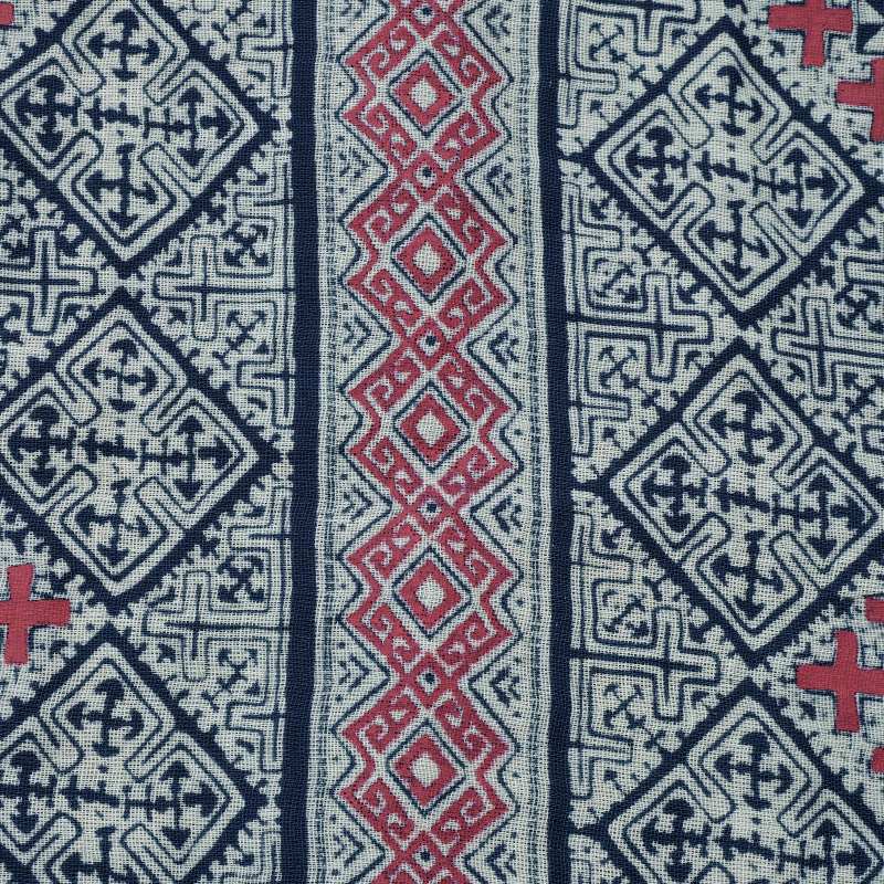 Indigo Print Pants
