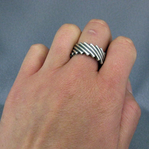 史蒂夫·阿維索的純銀戒指