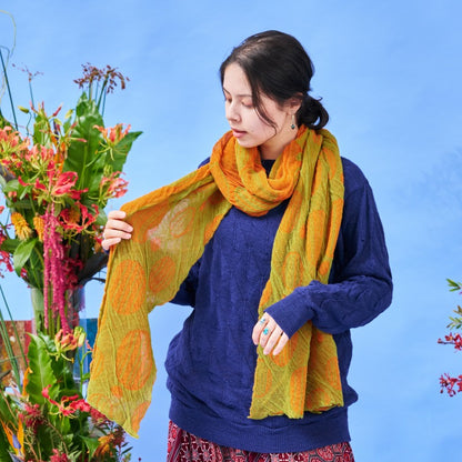 Large Dot Pattern Scarf