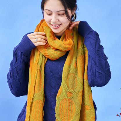 Large Dot Pattern Scarf